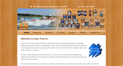 Desktop Screenshot of cedartreeinc.com